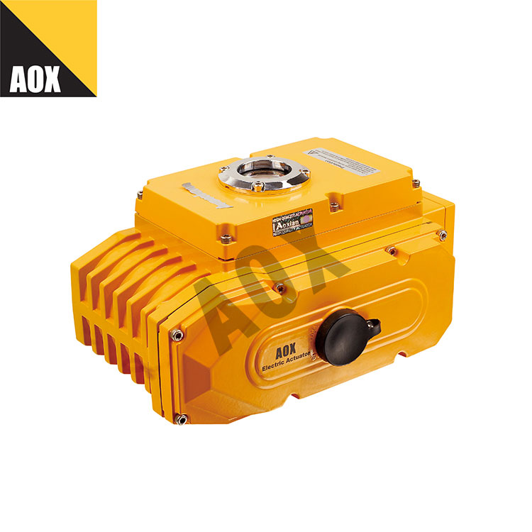 Open close quarter turn electric actuator