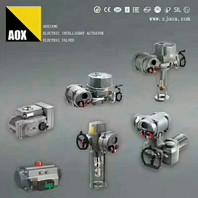 AOX electric actuator get the new EAC Certificate