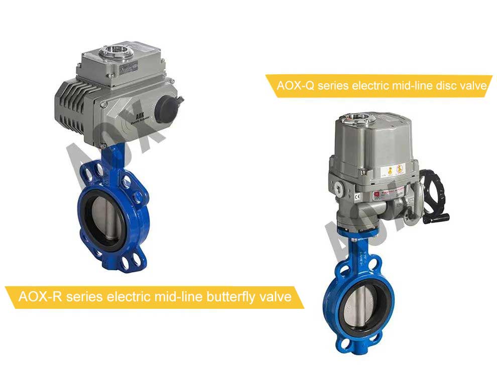 AOX-Electric centerline butterfly valve